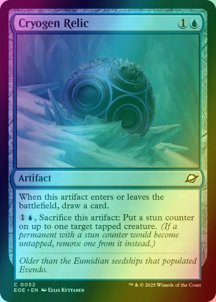 Cryogen Relic [52] [Edge of Eternities] [Foil]