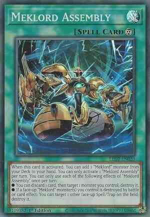 Meklord Assembly - LED7-EN020 - Super Rare - 1st Edition