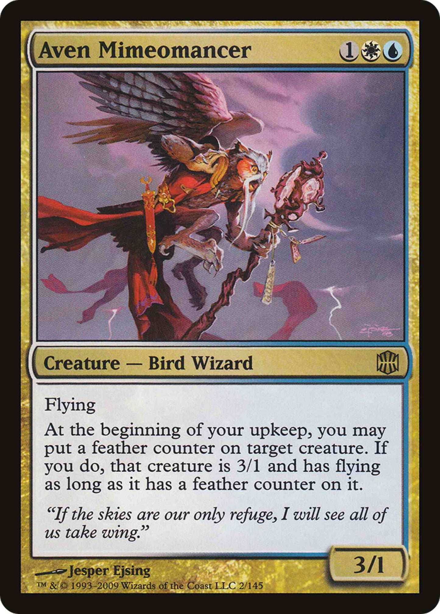 Aven Mimeomancer [2] [Alara Reborn] [Non-Foil]