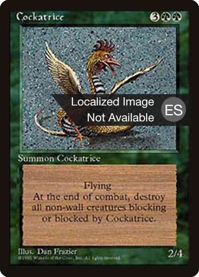 Cockatrice - Portuguese [237] [Fourth Edition Black Border: Portuguese] [Non-Foil]