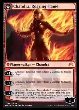 Chandra, Fire of Kaladesh // Chandra, Roaring Flame [135] [Magic Origins] [Non-Foil]