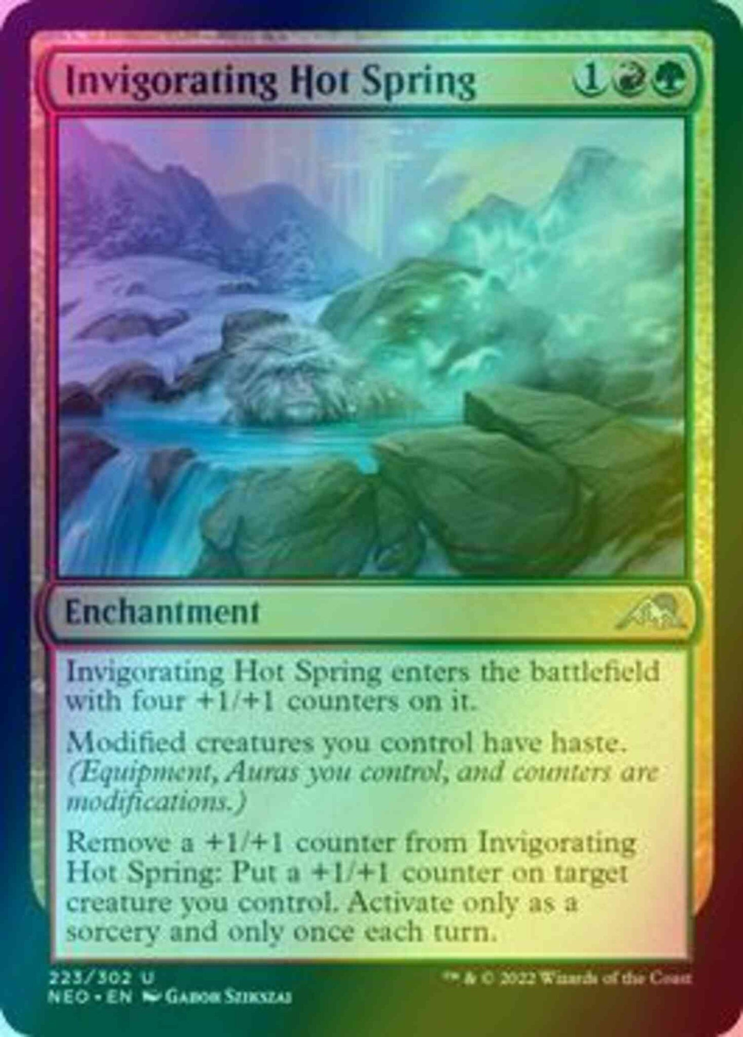 Invigorating Hot Spring [223] [Kamigawa: Neon Dynasty] [Foil]