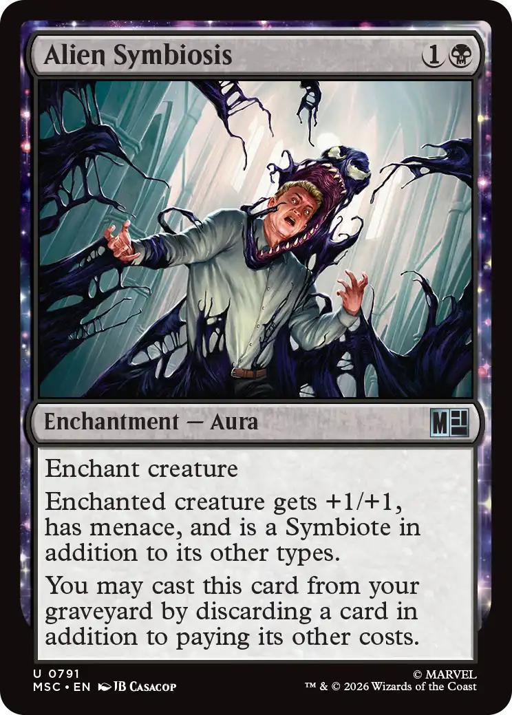 Alien Symbiosis [791] [Jumpstart] [Marvel Super Heroes: Commander] [Non-Foil]