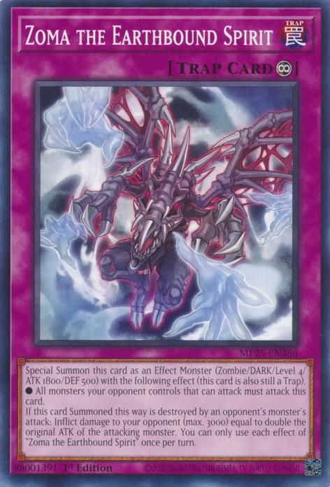 Zoma the Earthbound Spirit - MP25-EN366 - Common - 1st Edition