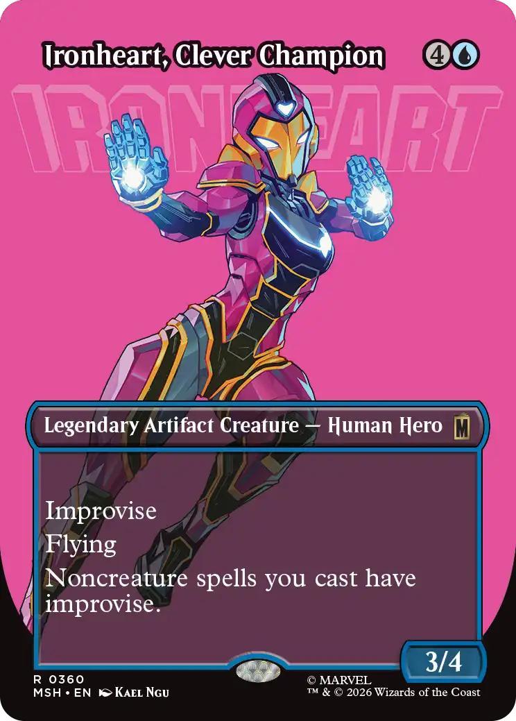 Ironheart, Clever Champion [360] [Borderless] [Logo] [Marvel Super Heroes] [Non-Foil]