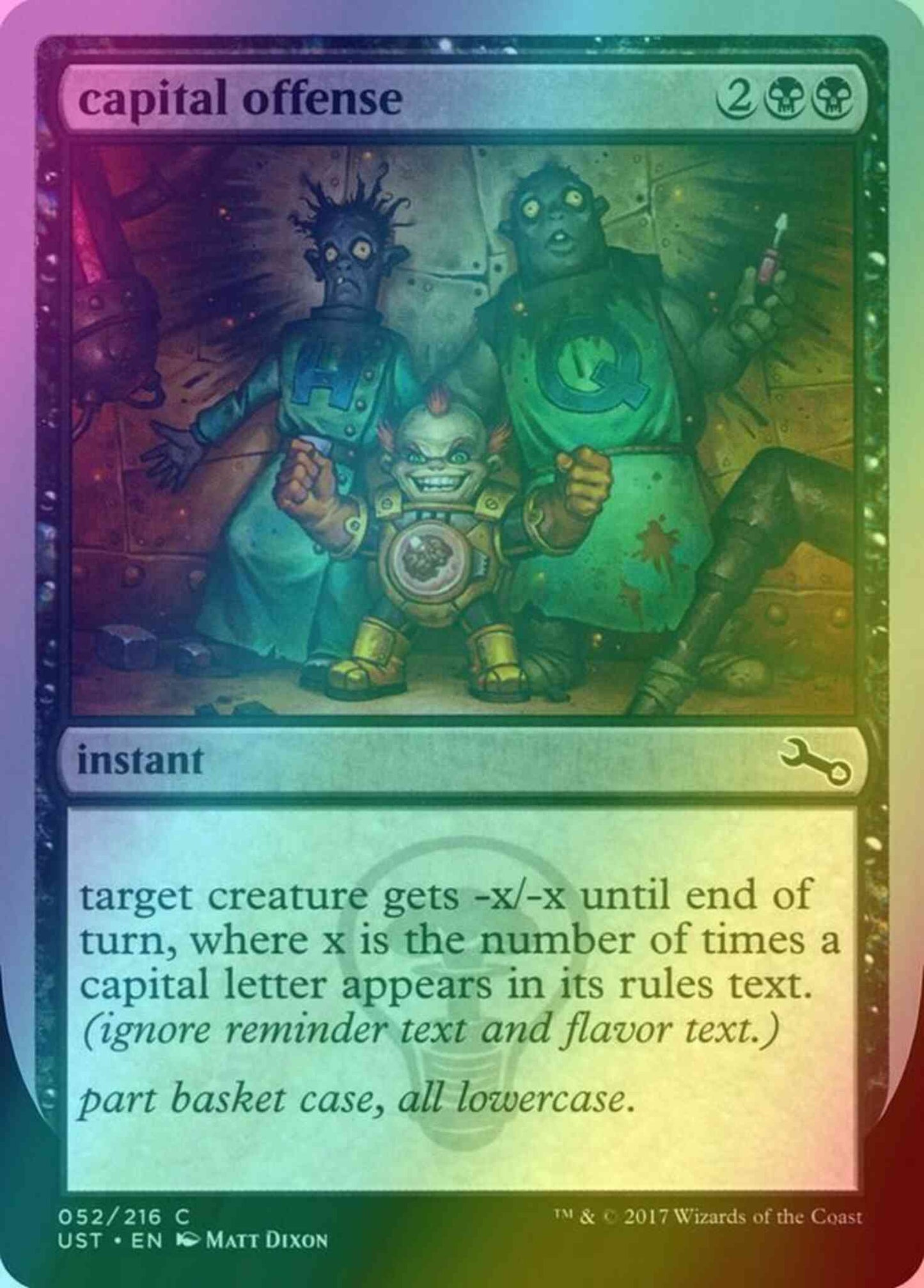 capital offense [52] [Unstable] [Foil]