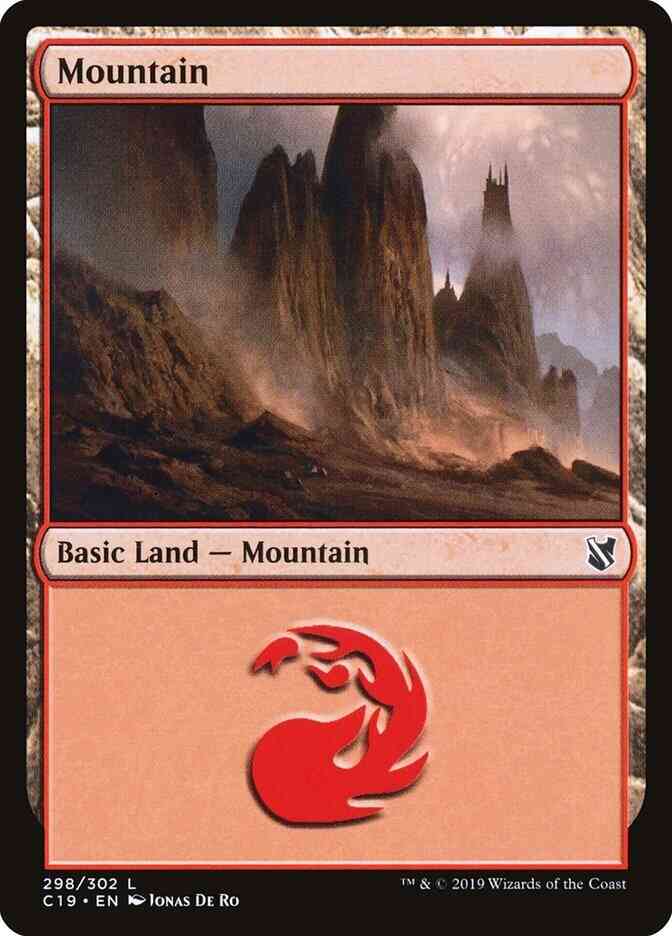 Mountain [298] [Commander 2019] [Non-Foil]