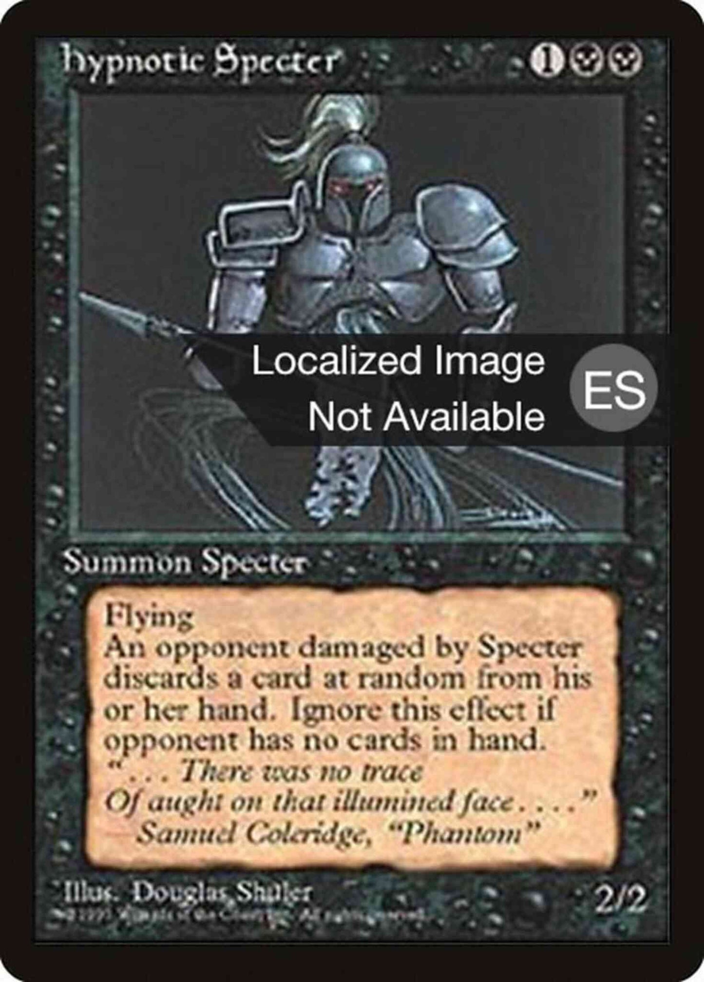 Hypnotic Specter - Spanish [142] [Fourth Edition Black Border: Spanish] [Non-Foil]