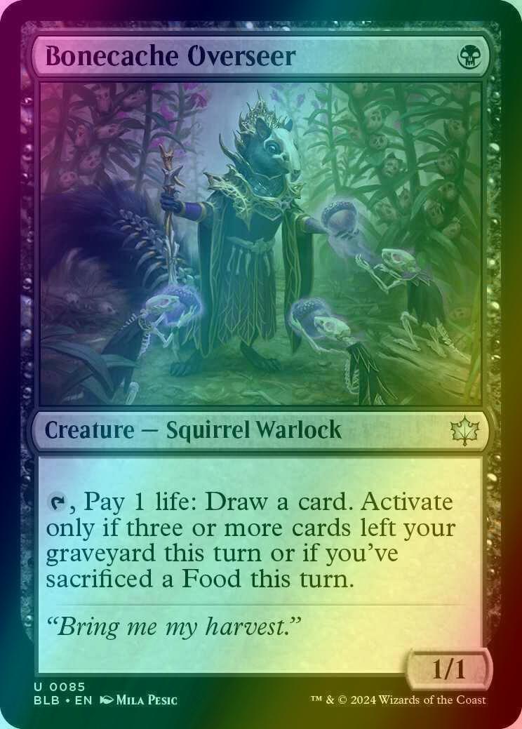 Bonecache Overseer [85] [Bloomburrow] [Foil]
