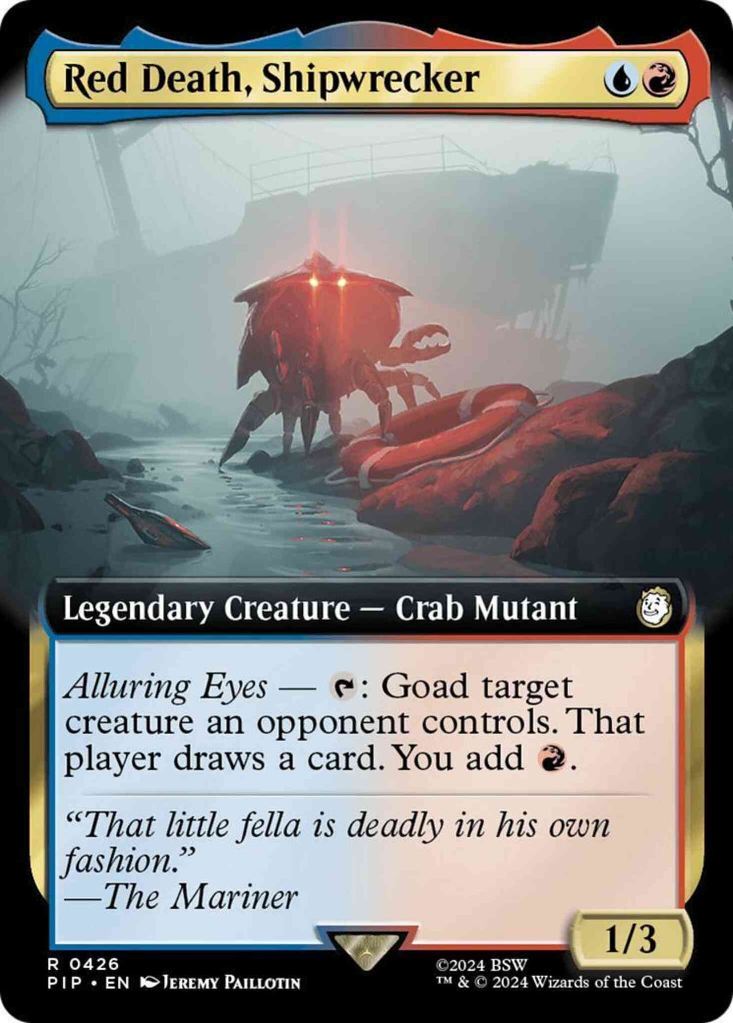 Red Death, Shipwrecker [426] [Extended Art] [Fallout] [Non-Foil]