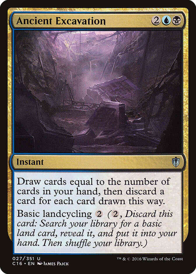 Ancient Excavation [27] [Commander 2016] [Non-Foil]