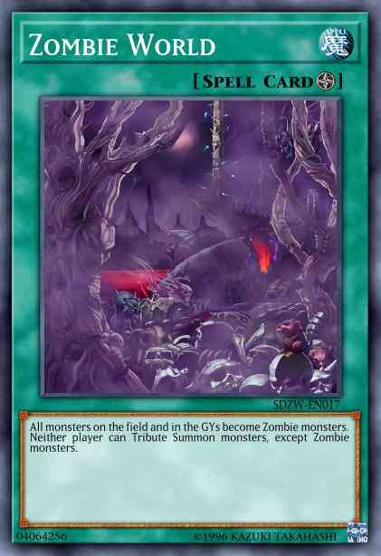 Zombie World (Purple) - DL13-EN017 - Rare - Unlimited