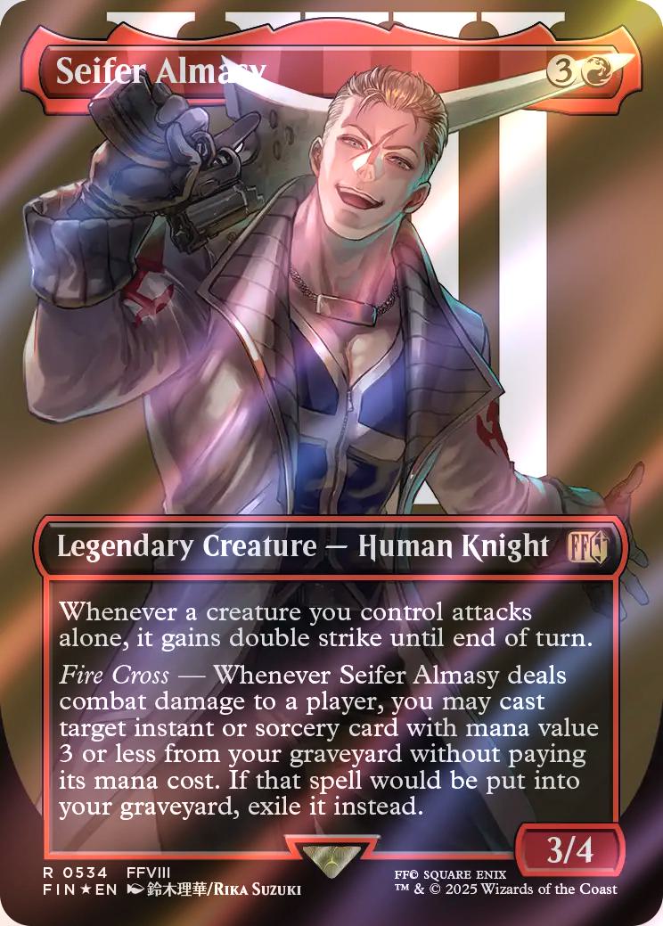 Seifer Almasy [534] [Borderless] [Character] [FINAL FANTASY] [Surge Foil]