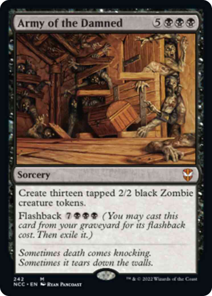 Army of the Damned [242] [Streets of New Capenna: Commander] [Non-Foil]