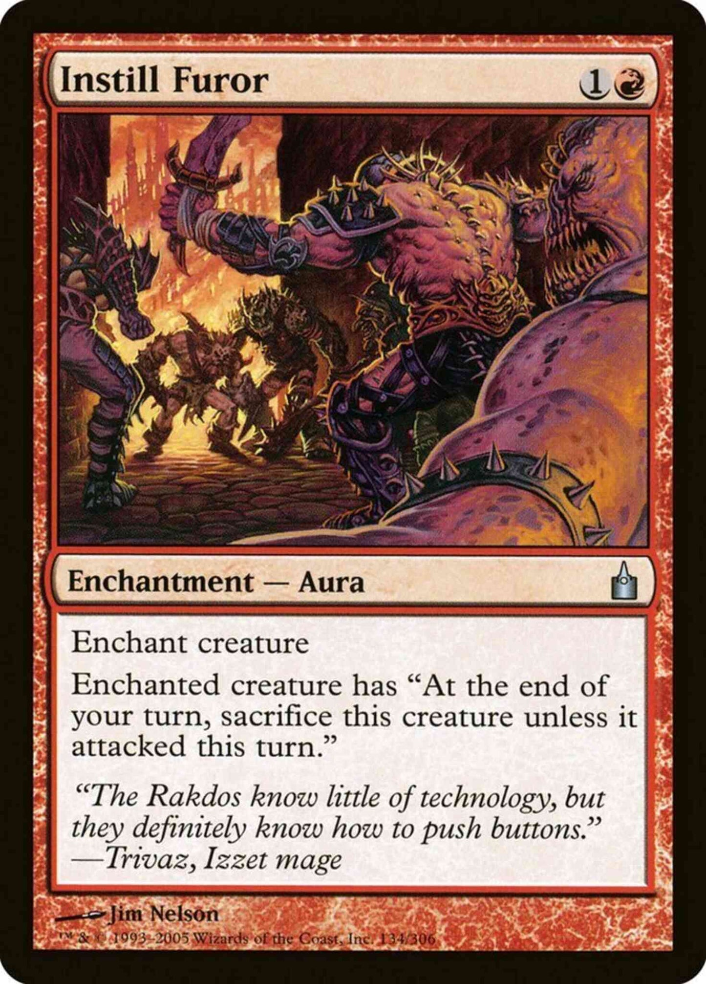 Instill Furor [134] [Ravnica City Of Guilds] [Non-Foil]