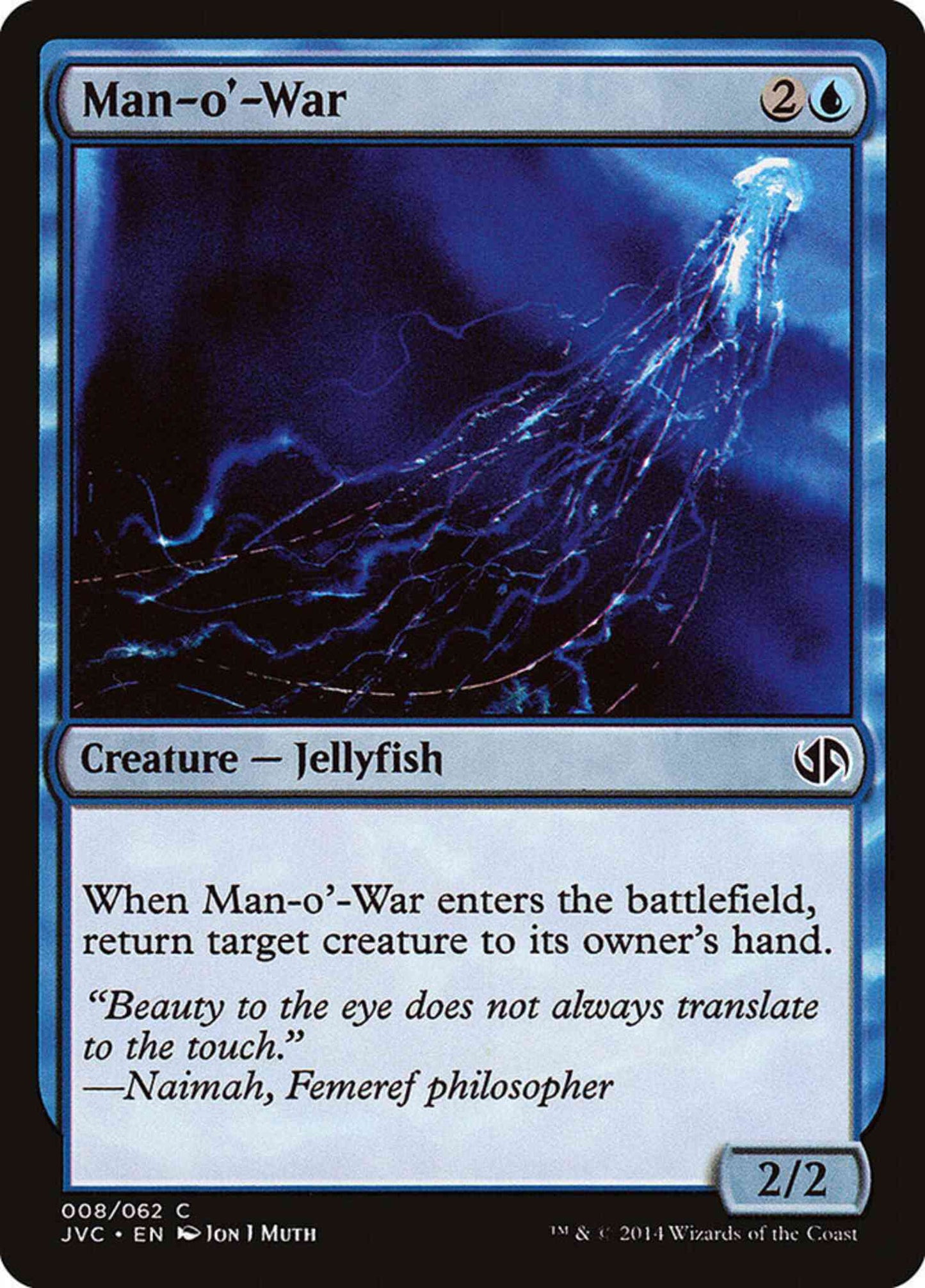 Man-o'-War [8] [Duel Decks Anthology: Jace vs. Chandra] [Non-Foil]