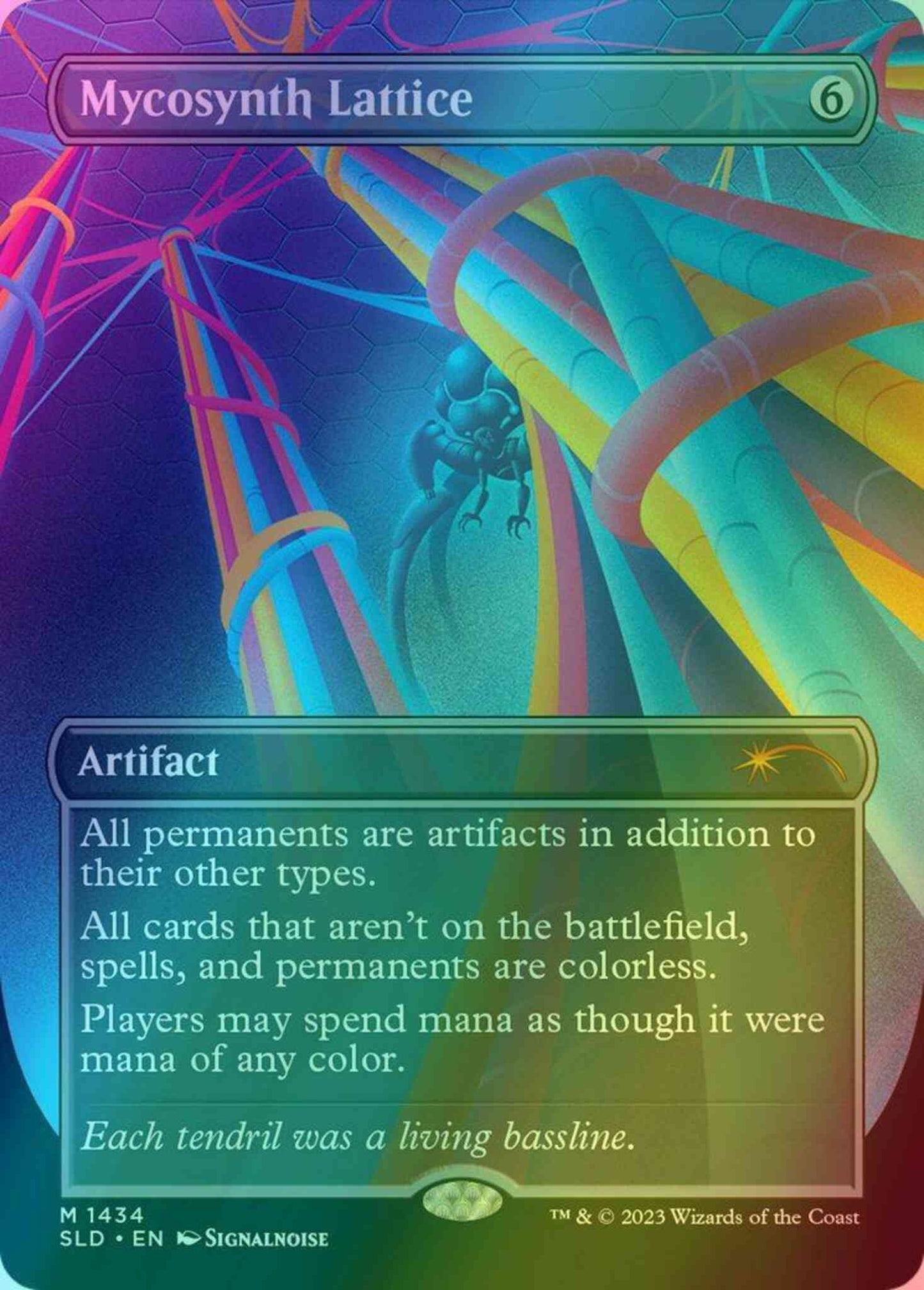 Mycosynth Lattice [1434] [Borderless] [Mycosynthwave] [Secret Lair Drop] [Foil]
