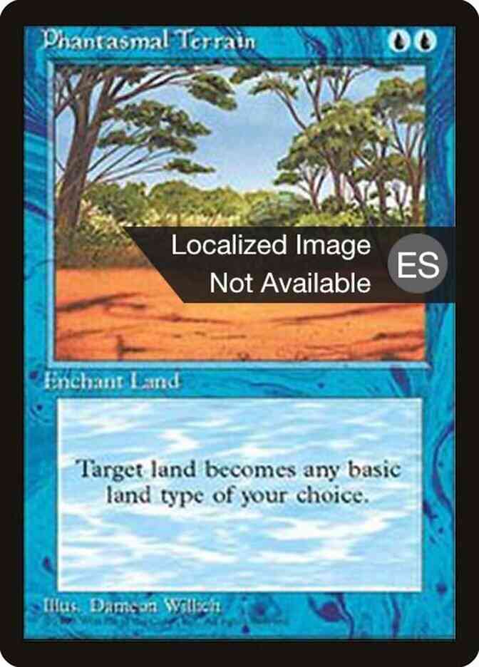 Phantasmal Terrain - Korean [89] [Fourth Edition Black Border: Korean] [Non-Foil]
