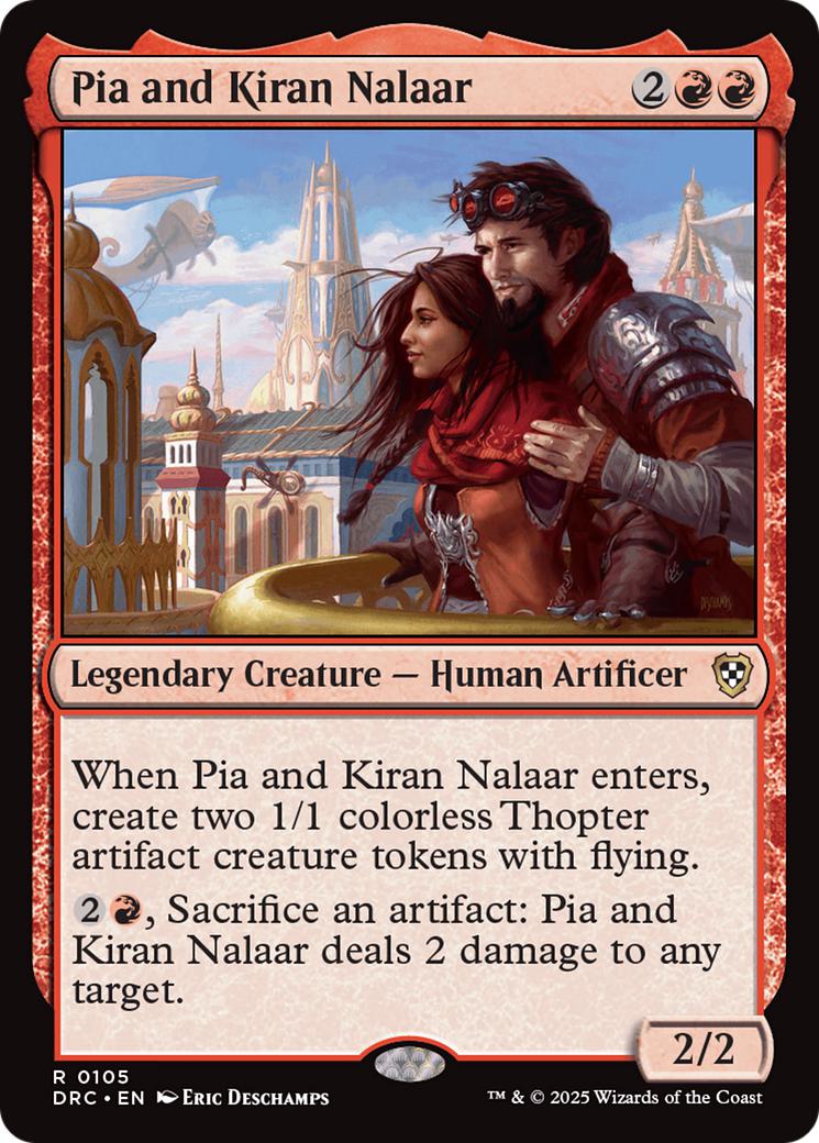 Pia and Kiran Nalaar [105] [Aetherdrift: Commander] [Non-Foil]
