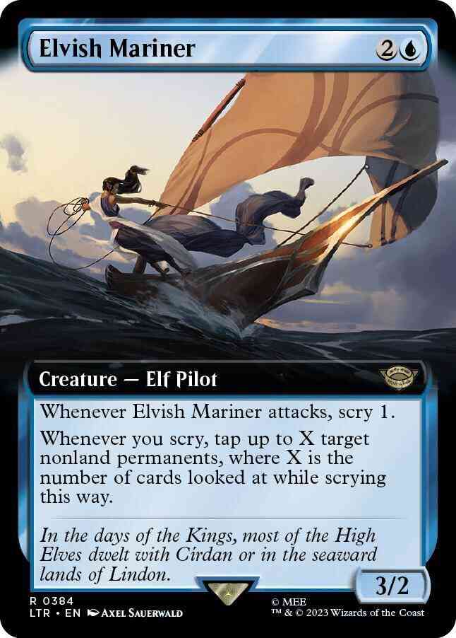 Elvish Mariner [384] [Extended Art] [Jumpstart Exclusive] [The Lord of the Rings: Tales of Middle-earth] [Non-Foil]