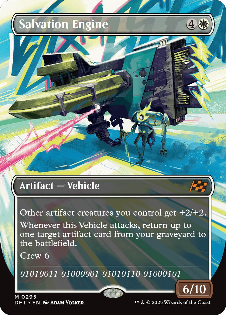 Salvation Engine [295] [Borderless] [Revved Up] [Aetherdrift] [Non-Foil]