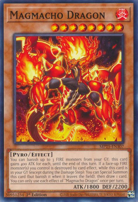 Magmacho Dragon - MP25-EN307 - Common - 1st Edition