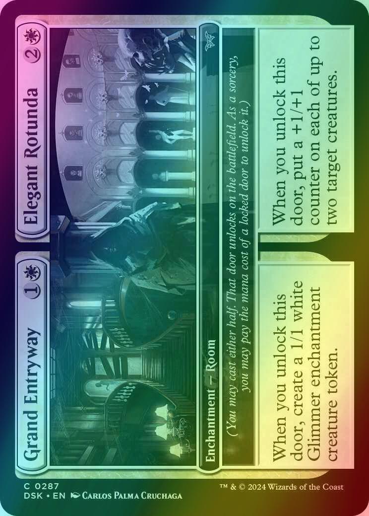 Grand Entryway // Elegant Rotunda [287] [Lurking Evil] [Duskmourn: House of Horror] [Foil]