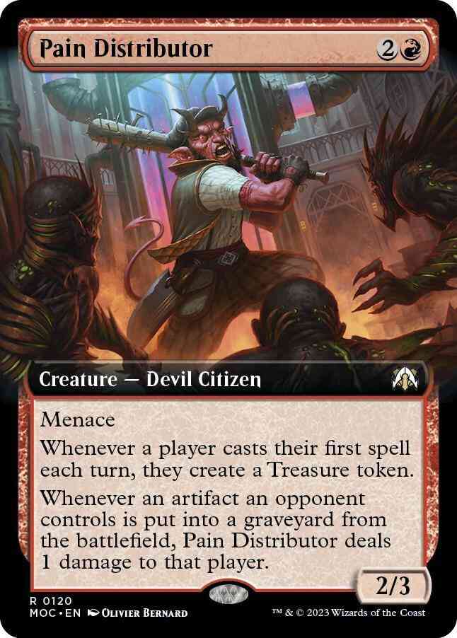 Pain Distributor [120] [Extended Art] [March of the Machine: Commander] [Non-Foil]