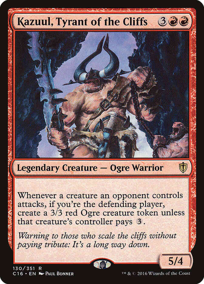 Kazuul, Tyrant of the Cliffs [130] [Commander 2016] [Non-Foil]