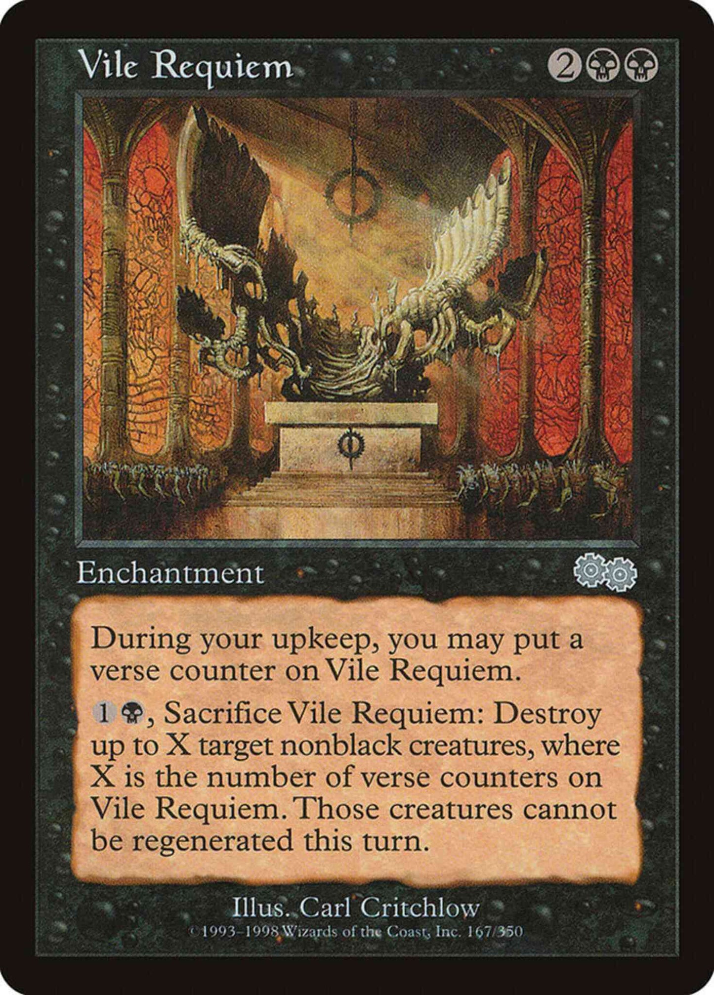 Vile Requiem [167] [Urza's Saga] [Non-Foil]