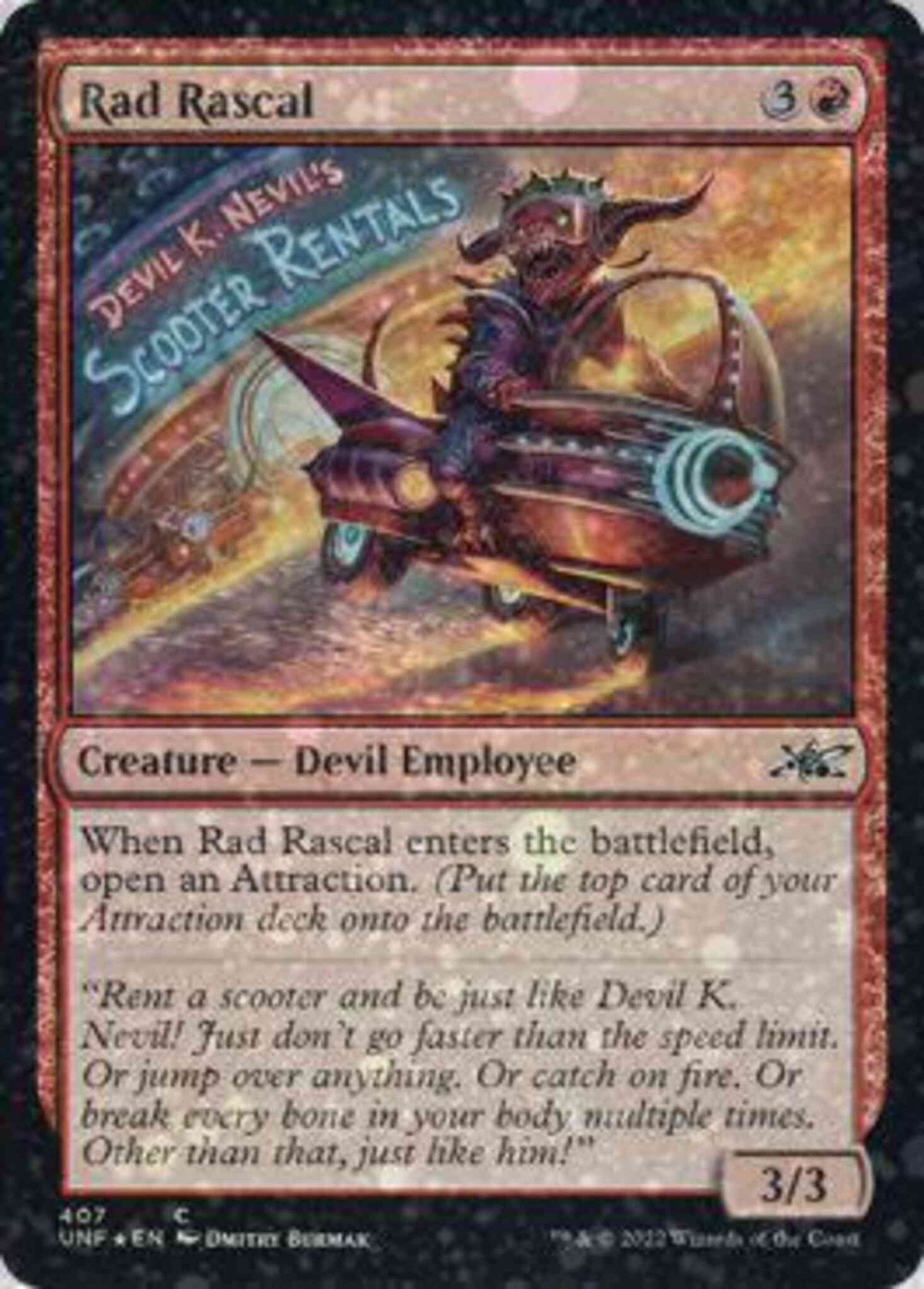 Rad Rascal [407] [Unfinity] [Galaxy Foil]