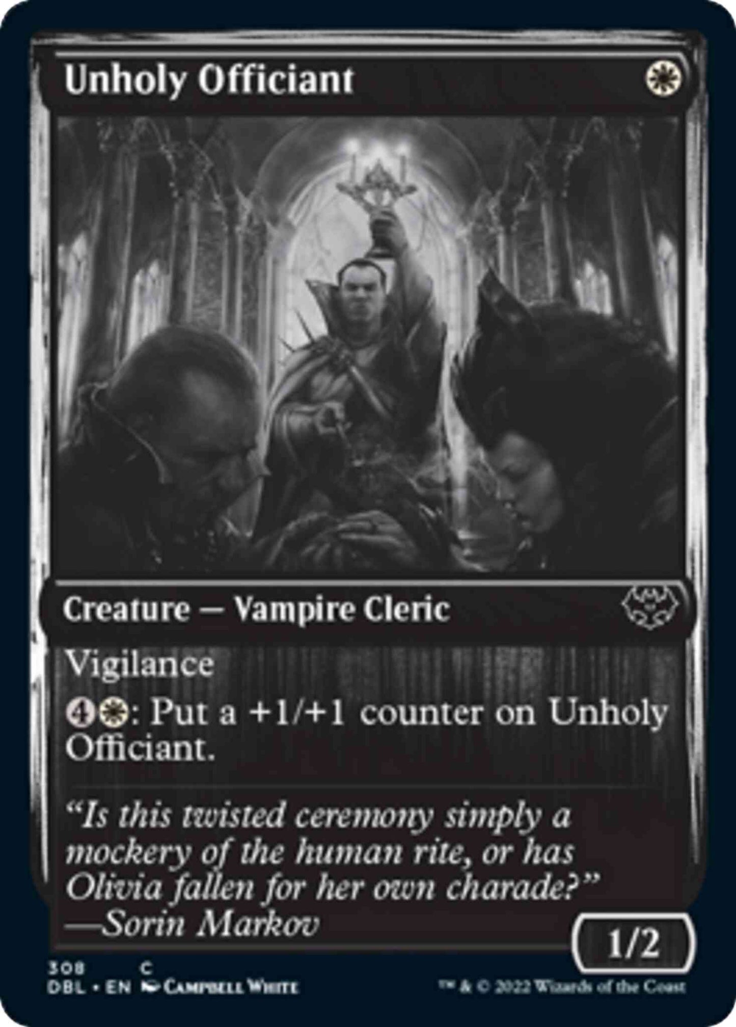 Unholy Officiant [308] [Innistrad: Double Feature] [Non-Foil]