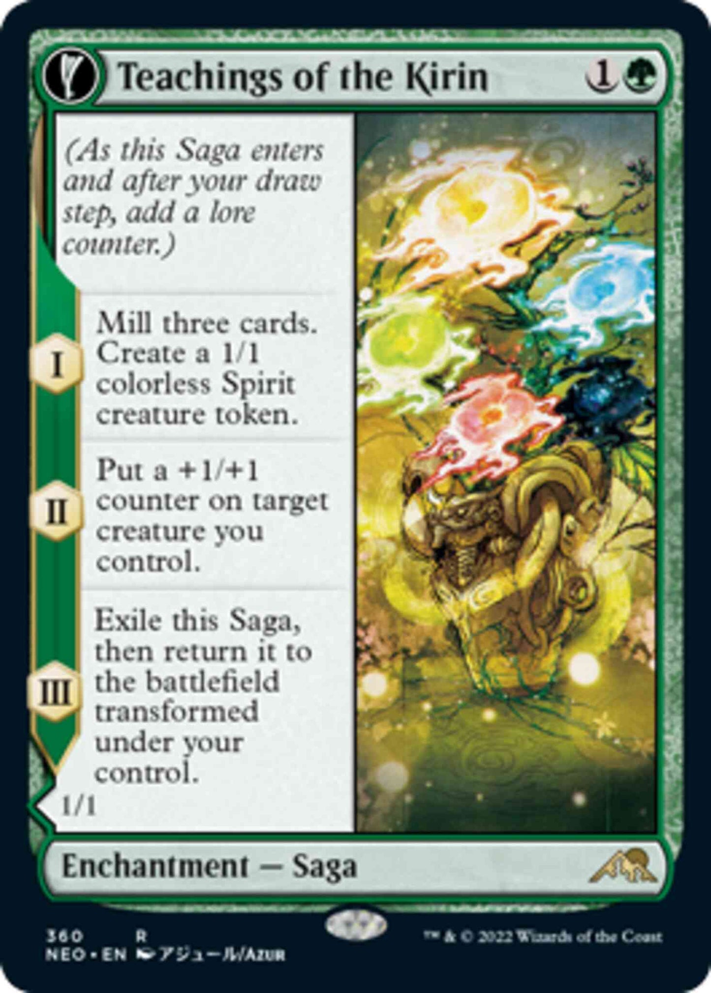 Teachings of the Kirin // Kirin-Touched Orochi [360] [Soft Glow Showcase] [Kamigawa: Neon Dynasty] [Non-Foil]