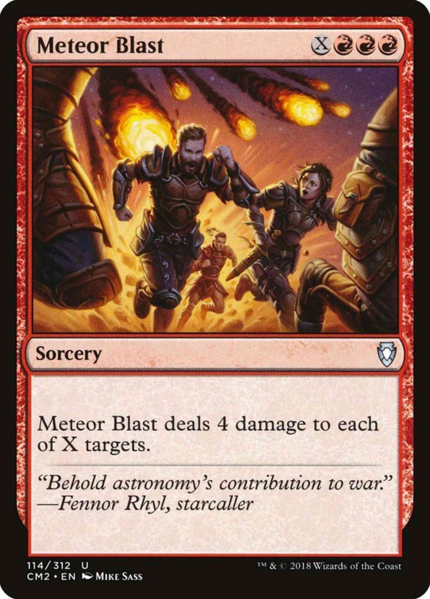 Meteor Blast [114] [Commander Anthology Volume II] [Non-Foil]