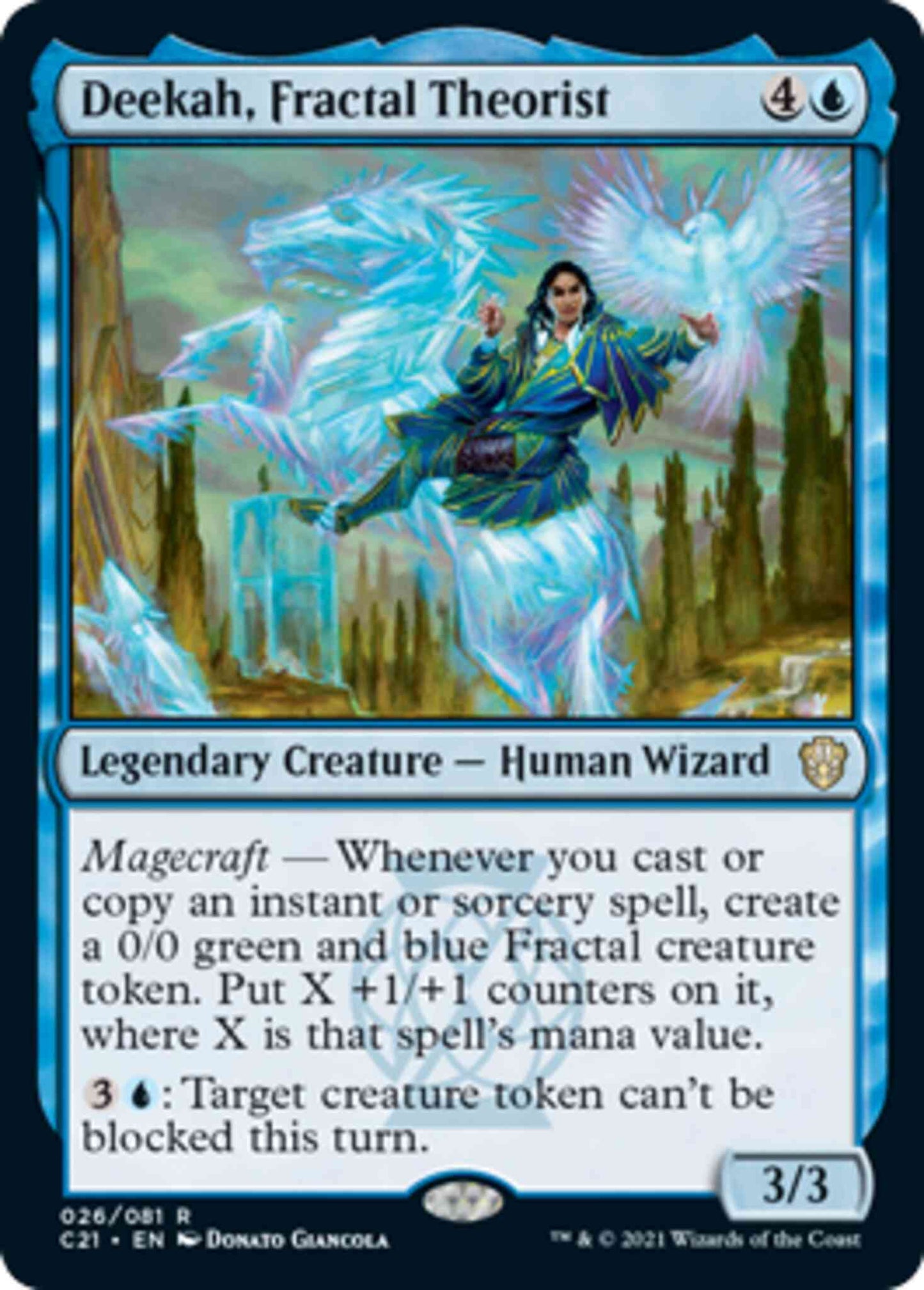 Deekah, Fractal Theorist [26] [Commander 2021] [Non-Foil]