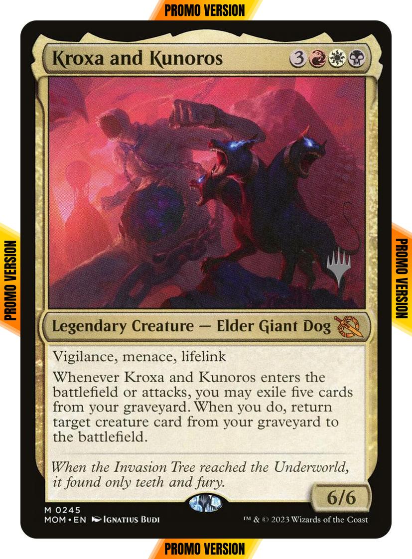 Kroxa and Kunoros [245p] [Promo Pack] [March of the Machine: Promos] [Non-Foil]