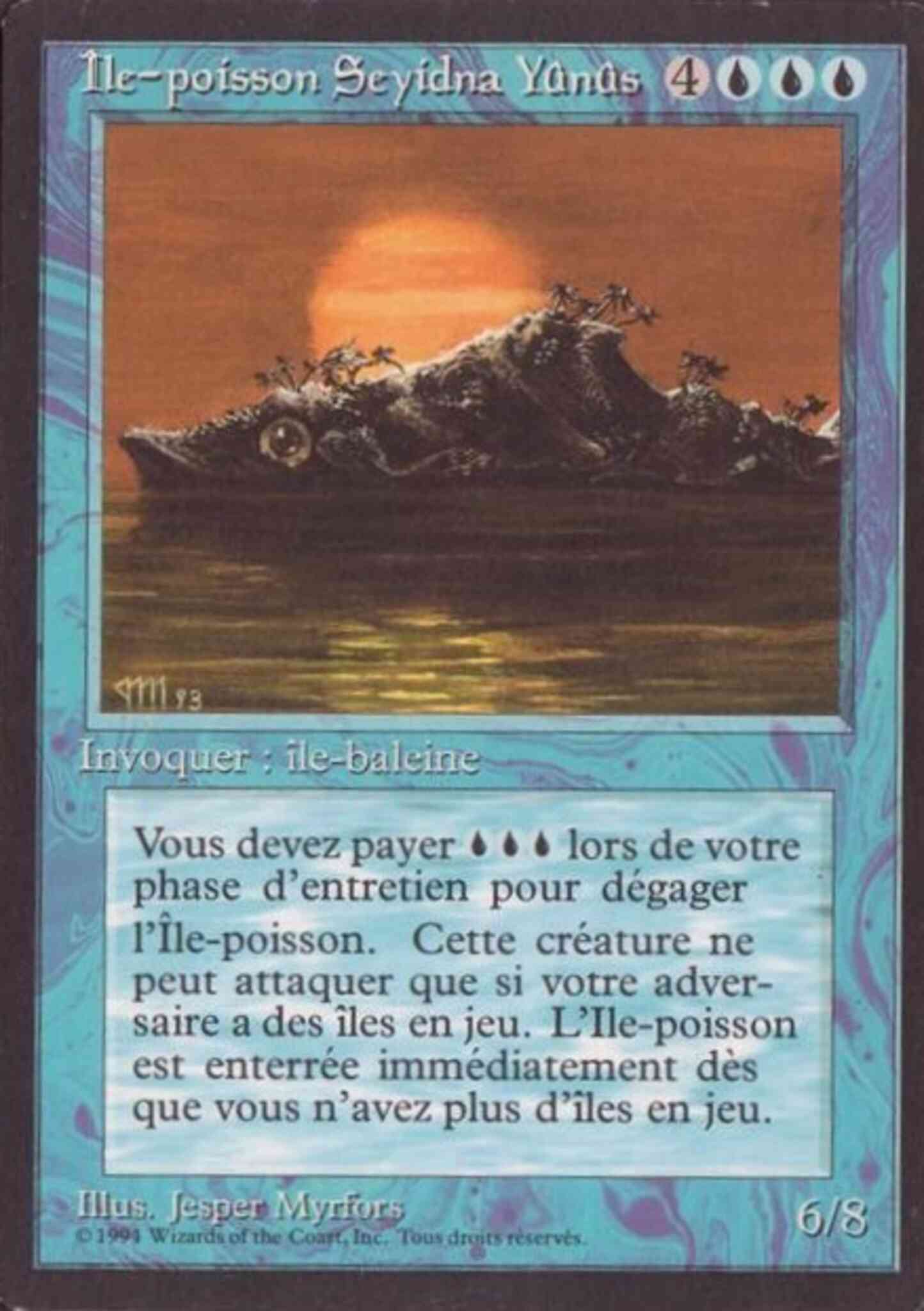 Island Fish Jasconius - French [61] [Foreign Black Border: French] [Non-Foil]
