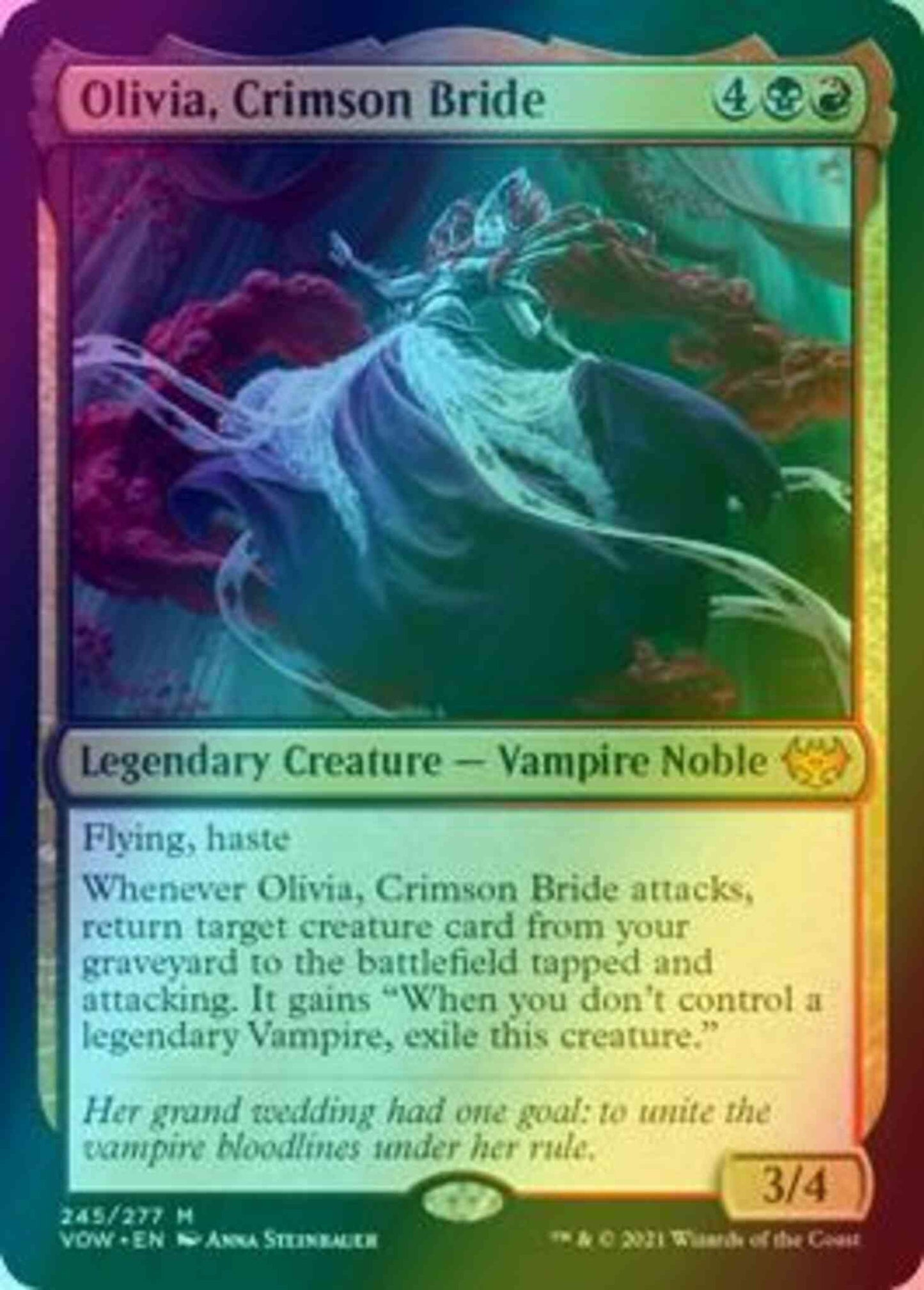 Olivia, Crimson Bride [245] [Innistrad: Crimson Vow] [Foil]
