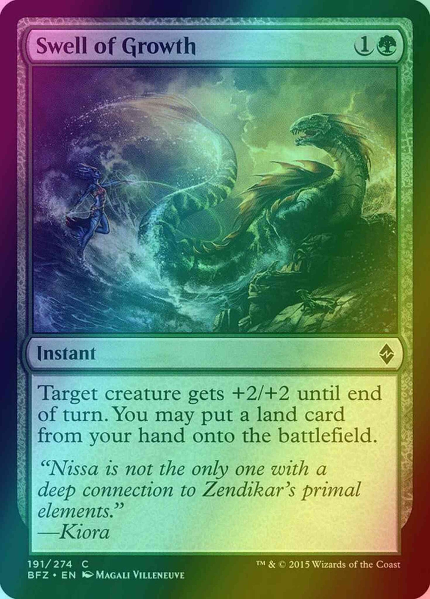 Swell of Growth [191] [Battle for Zendikar] [Foil]