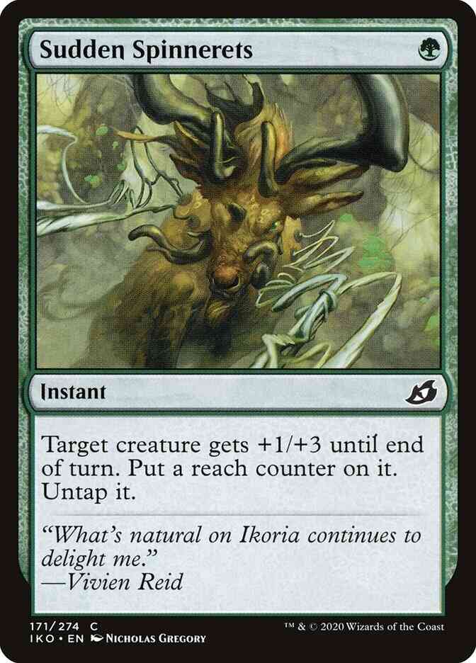 Sudden Spinnerets [171] [Ikoria: Lair of Behemoths] [Non-Foil]