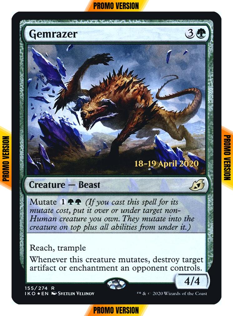 Gemrazer [Prerelease] [155s] [Ikoria: Lair of Behemoths Promos] [Foil]