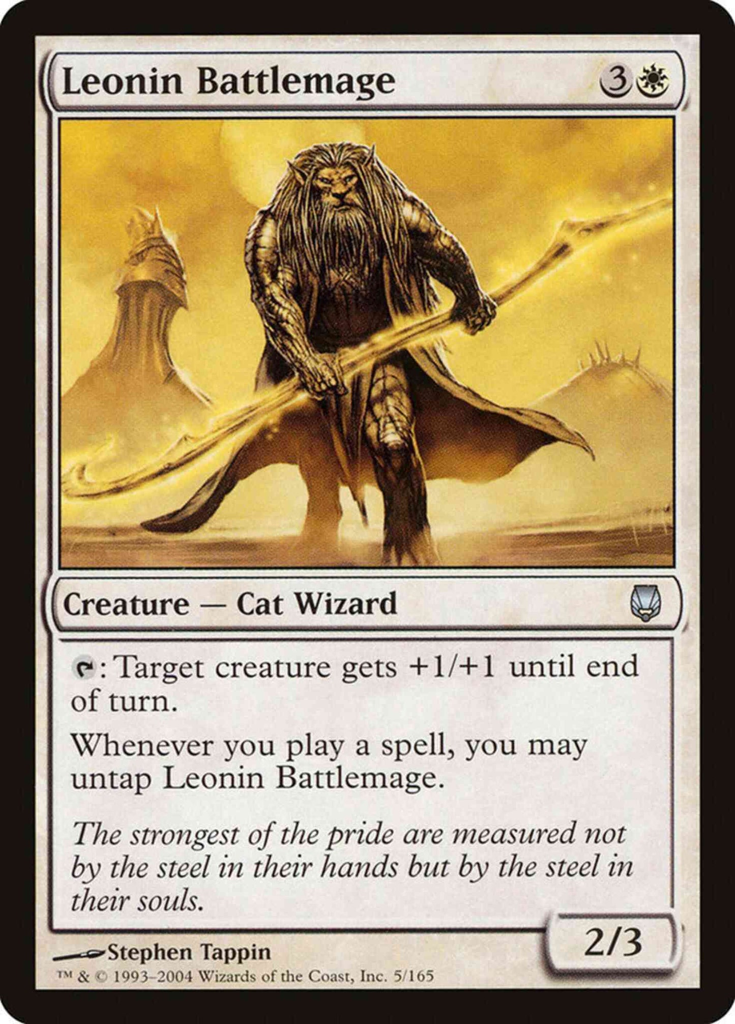 Leonin Battlemage [5] [Darksteel] [Non-Foil]