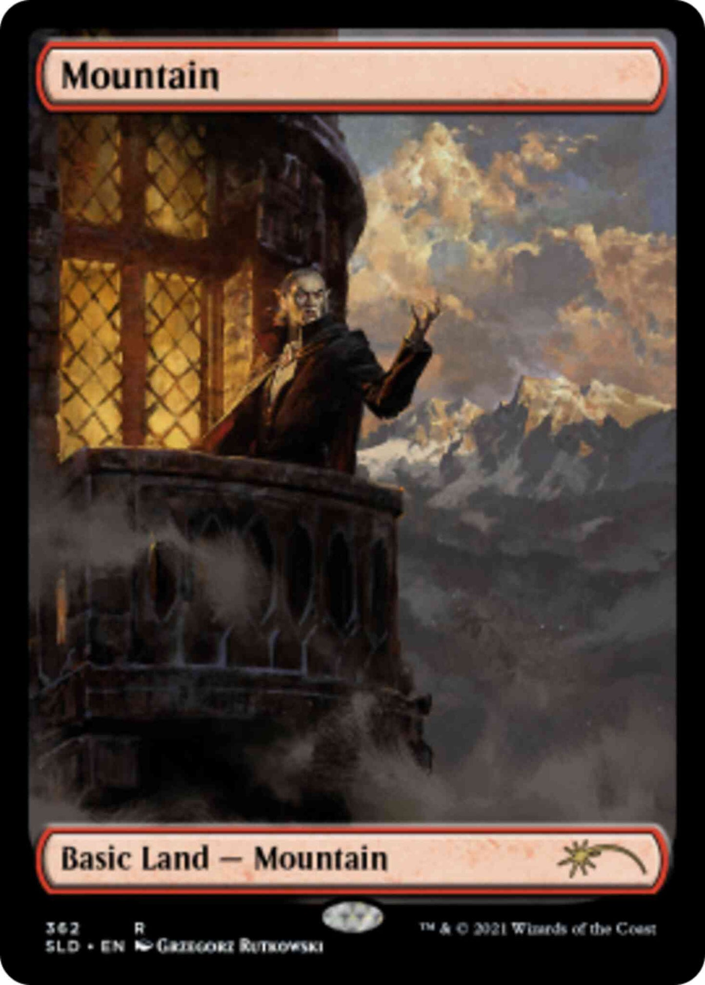 Mountain [0362] [Full Art] [Dracula] [Secret Lair Drop] [Non-Foil]