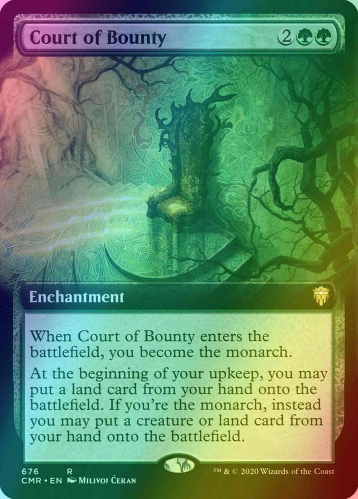 Court of Bounty [676] [Extended Art] [Commander Legends] [Foil]