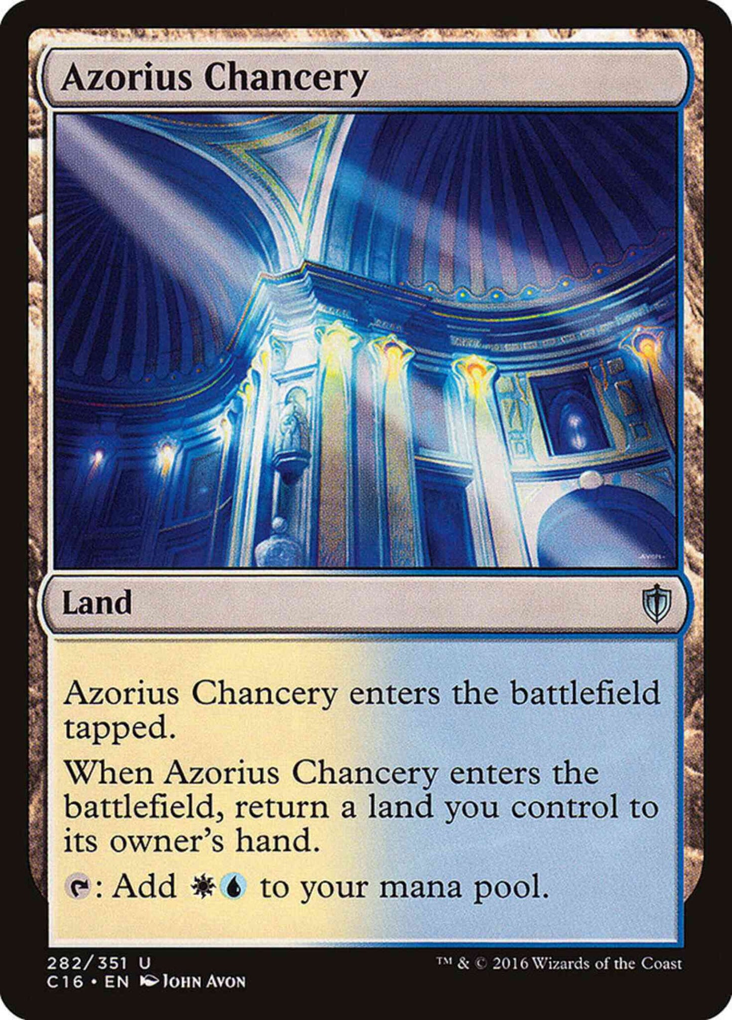 Azorius Chancery [282] [Commander 2016] [Non-Foil]