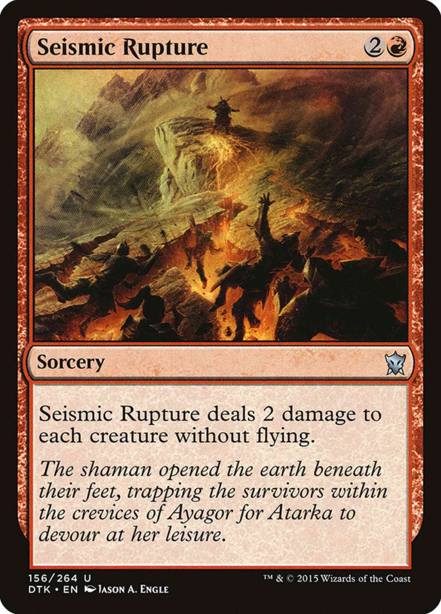 Seismic Rupture [156] [Dragons Of Tarkir] [Non-Foil]
