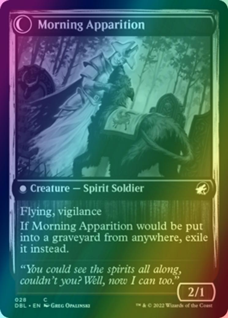 Mourning Patrol // Morning Apparition [28] [Innistrad: Double Feature] [Foil]