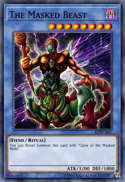 The Masked Beast - DPBC-EN031 - Rare - 1st Edition