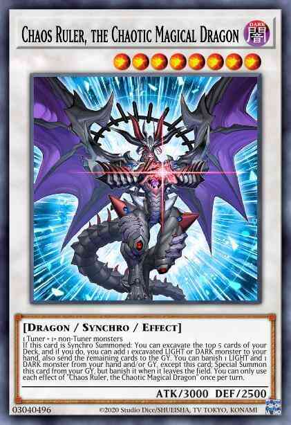 Chaos Ruler, the Chaotic Magical Dragon - ROTD-EN043 - Secret Rare - 1st Edition