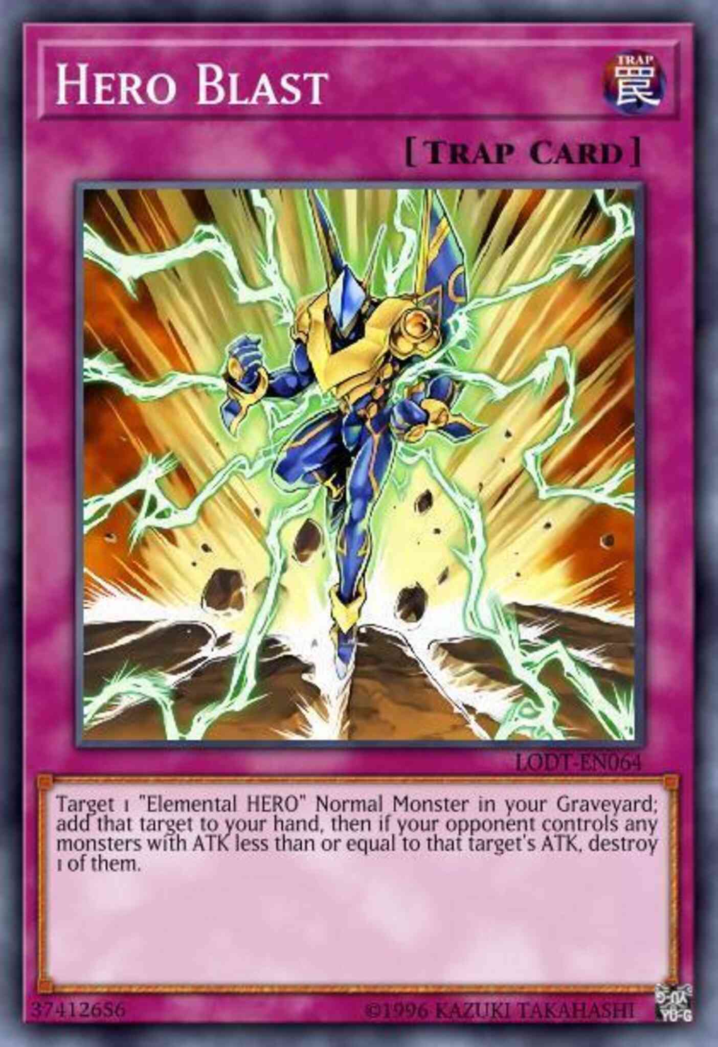 Hero Blast - SDHS-EN036 - Common - 1st Edition